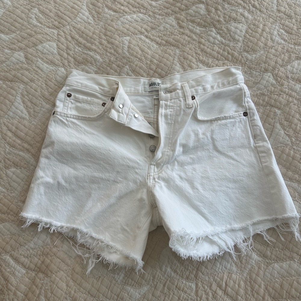 Agolde Parker Long Denim shorts